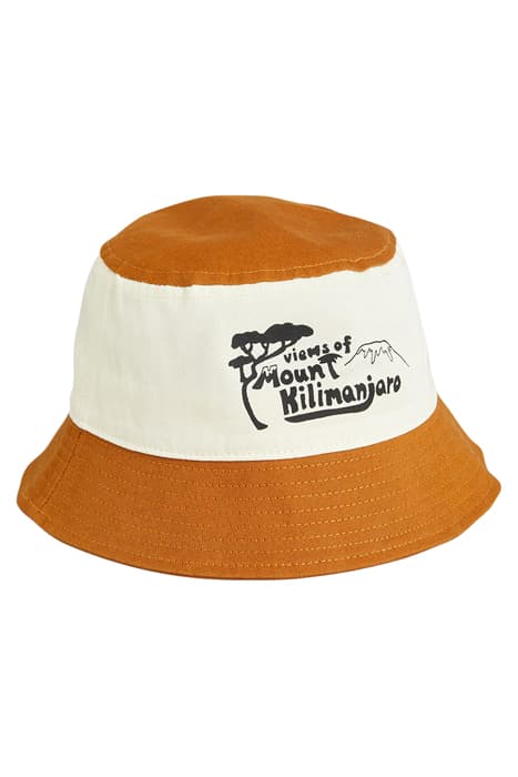 MOUNT KILIMANJARO BUCKET HAT OFFWHITE by Mini Rodini