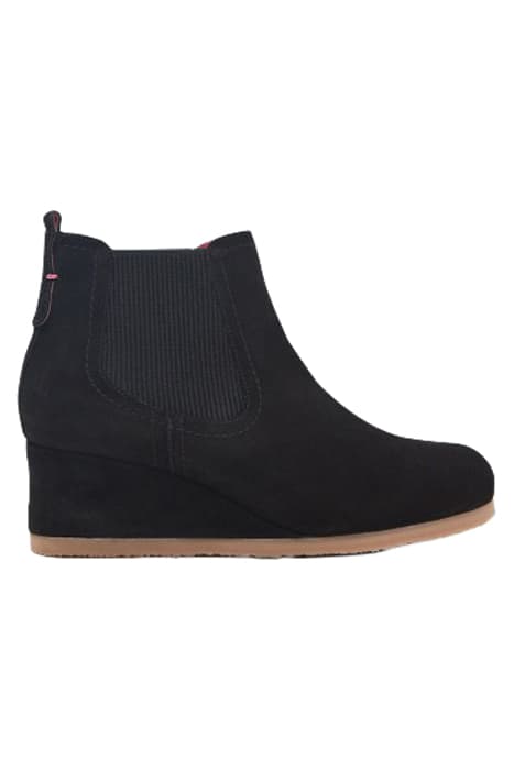 ISSY SUEDE WEDGE BOOT PURE BLK by White Stuff