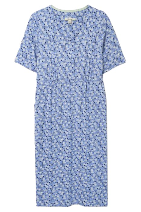 KARA ECO VERO JERSEY DRESS MID BLUE by White Stuff