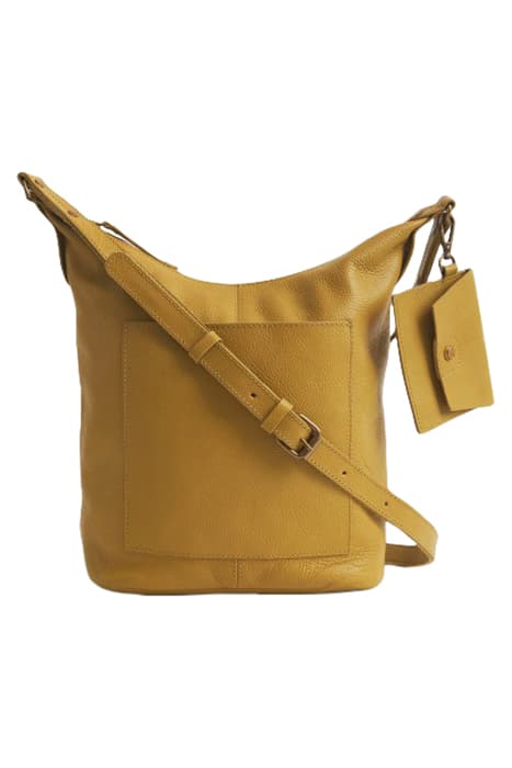 FERN LEATHER CROSSBODY MID CHARTREUSE by White Stuff