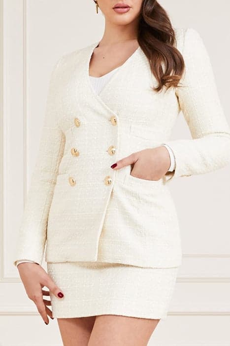 KATHERINE TWEED JACK WARM WHITE by Marciano by Guess