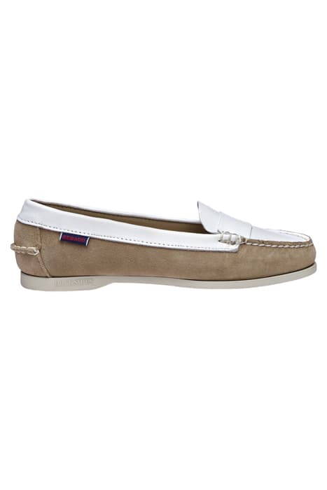 JANET SUEDE LEA BEIGE-WHITE by Sebago