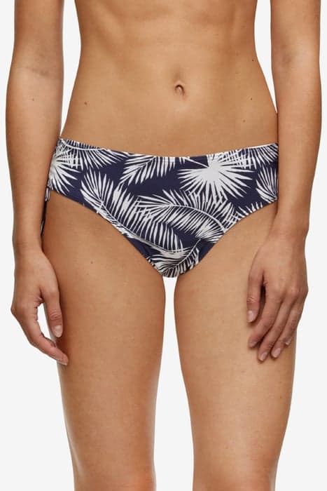 SW BO. BRIEF MID PALM LEAF BLUE NOCTURNAL BLUE by Livera