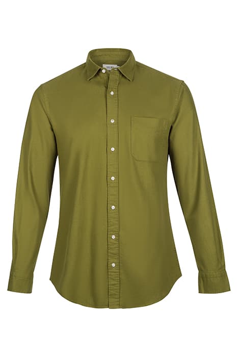 MEN TWILL SHIRT TYLER OLD ARMY GREEN by Shiwi