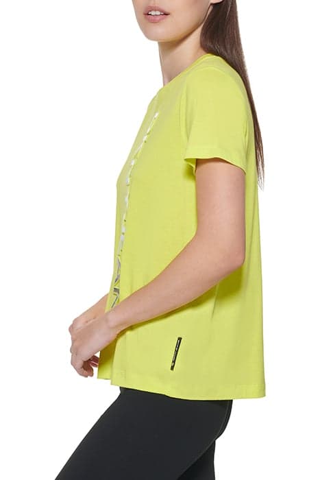 HOLOGRAM LOGO T-SHIRT ACID LIME by DKNY