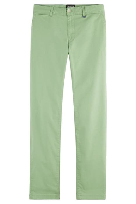 MOTT - TWILL SLIM FIT CHINO IN ORGANIC COTTON LANDSCAPE GREE by Scotch & Soda