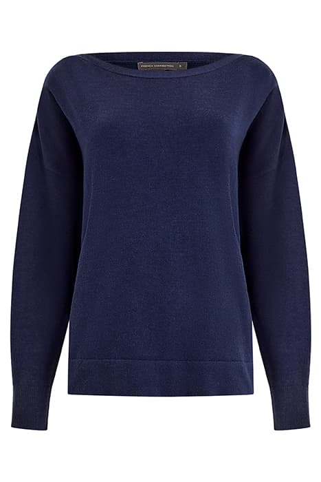 SUPERSOFT SCOOP NECK KNITS DARK NAVY by French Connection