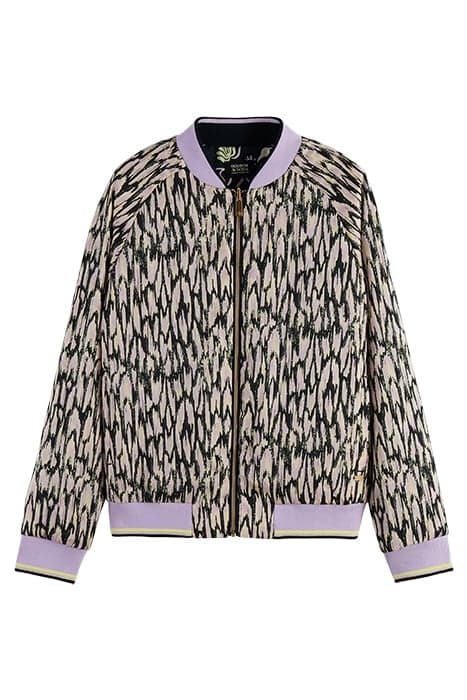 PRINTED REVERSIBLE BOMBER JACKET WITH PADDING COMBO R by Scotch & Soda