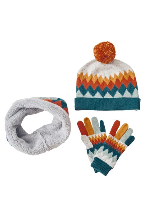 BRODIE FAIRISLE SET GREY MLT by White Stuff