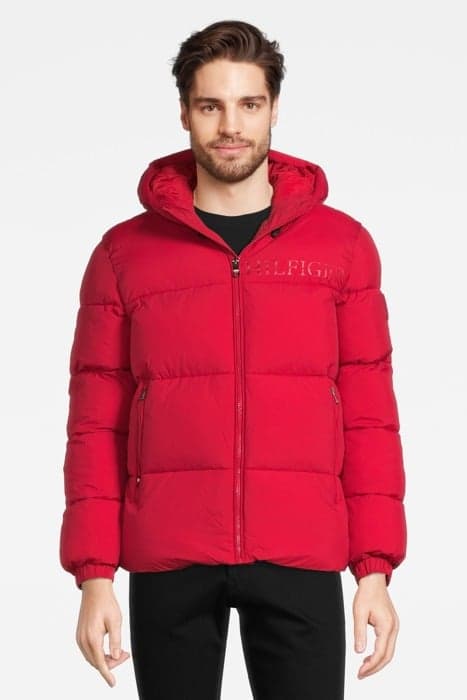 HIGH LOFT JACKET, XM1 RED by Tommy Hilfiger