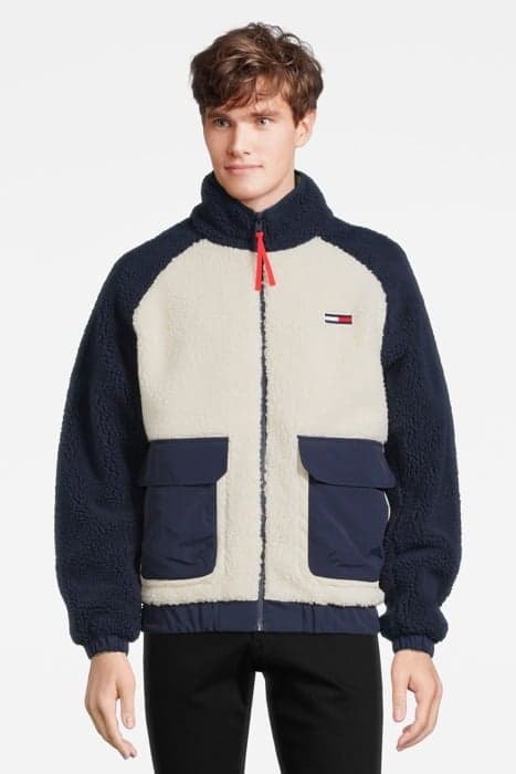 TJ REV REVERSIBLE SHERPA JK, C87 BLUE by Tommy Hilfiger