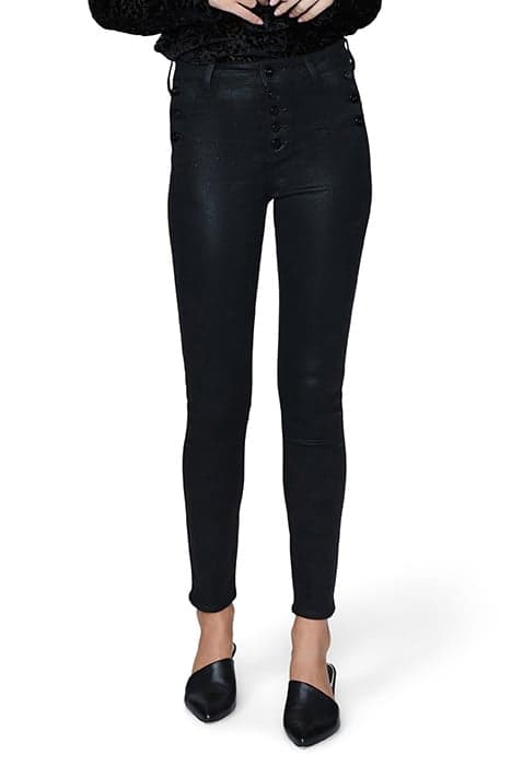 EMMIE ULTRA SKINNY BLACK FOG LUXE COATING by PAIGE