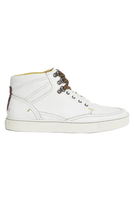 NOAH LEATHER HIGH TOP TRAINER BRIL WHITE by White Stuff