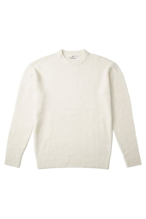 MEDIUMKNIT ROUNDNECK OFF-WHITE by Woodrow