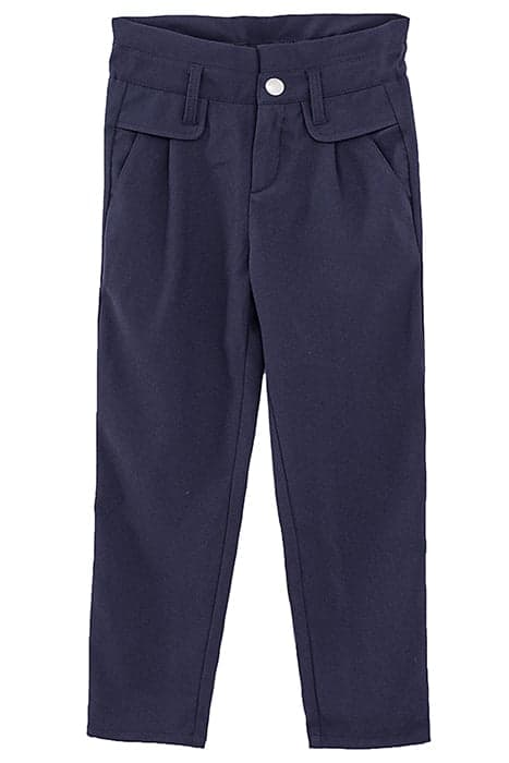 GIRLS' NAVY FLOWING TROUSERS NAVY by IKKS