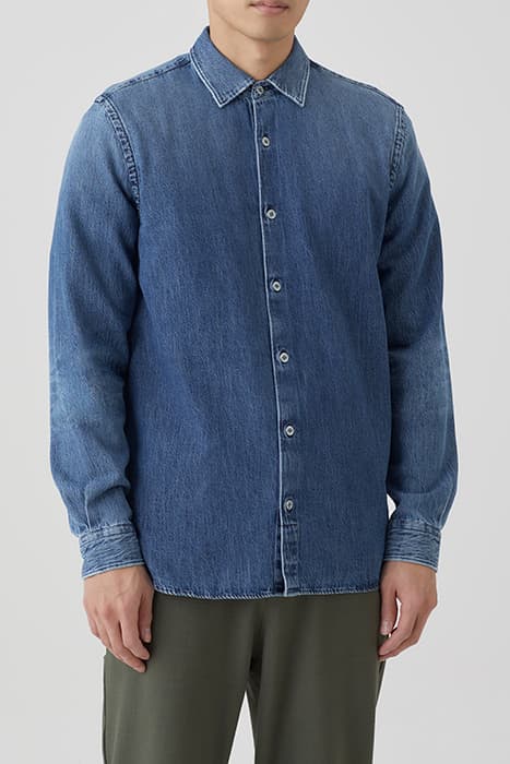 BASIC SHIRT MID BLUE by Closed