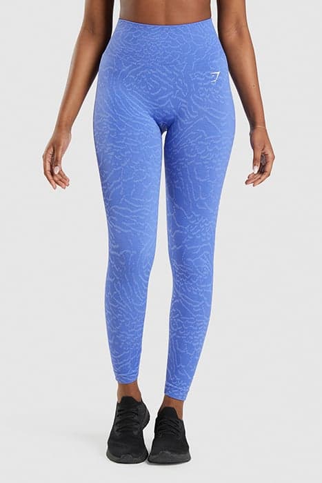 GYMSHARK ADAPT ANIMAL SEAMLESS LEGGINGS HYBRID | COURT BLUE by Gymshark