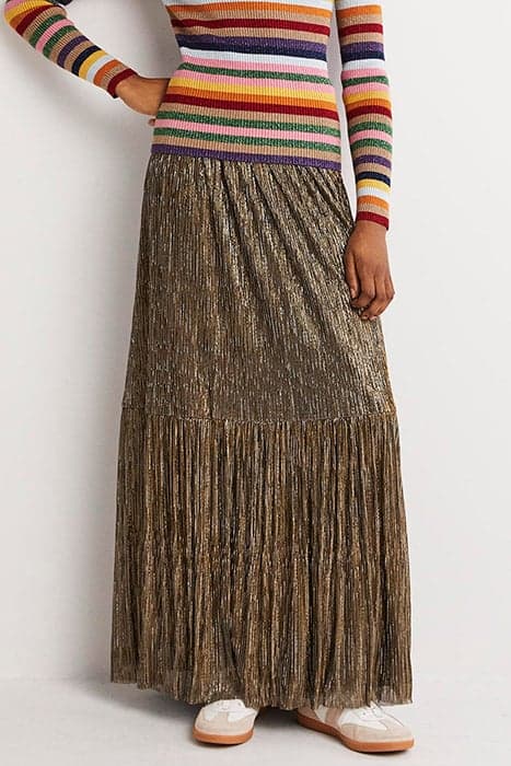 METALLIC PARTY MAXI SKIRT MUL by Boden