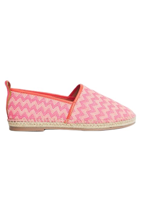 CICI SLIP ON ESPADRILLE PINK MLT by White Stuff