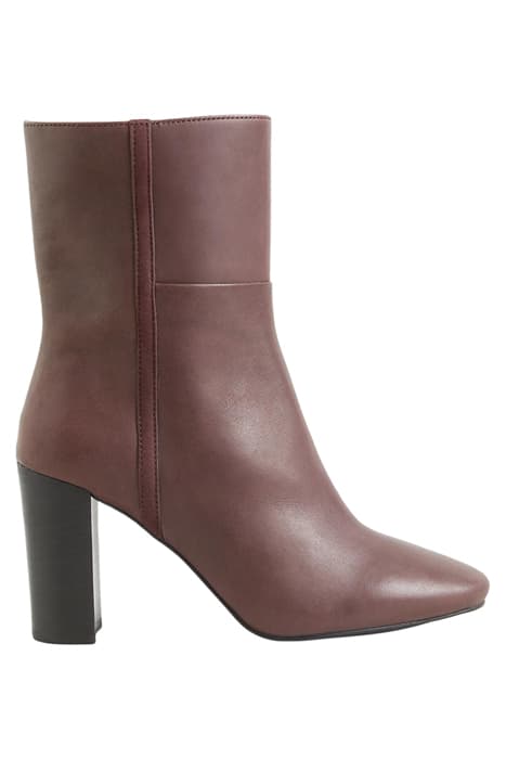 LEATHER ANKLE BOOTS BRN by Boden