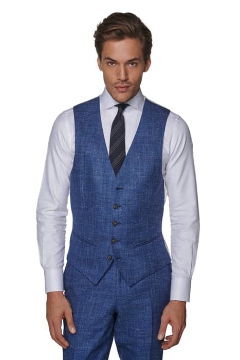 Mid Blue Waistcoat by Suitsupply