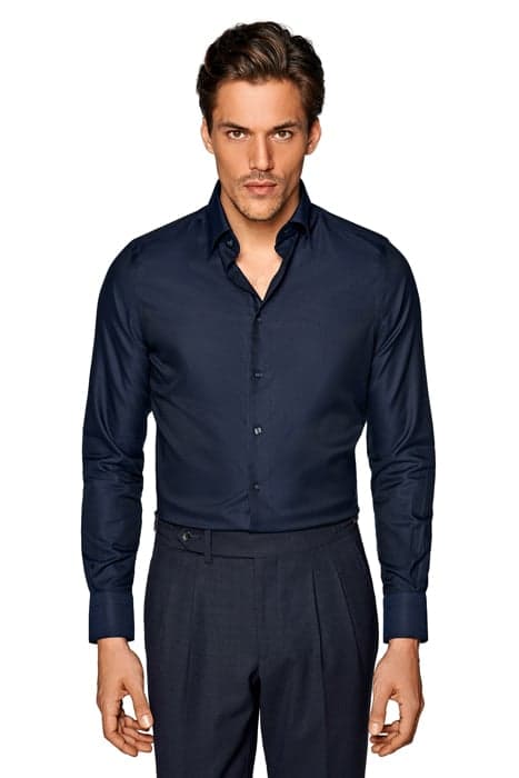 Navy Royal Oxford Slim Fit Shirt by Suitsupply