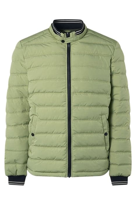 JACKET SHORT FIT PADDED DUSTY GREEN by No Excess