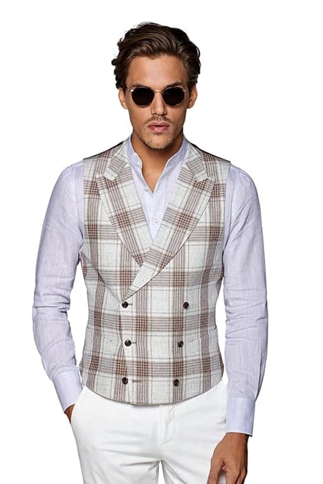 BROWN WAISTCOAT by Suitsupply