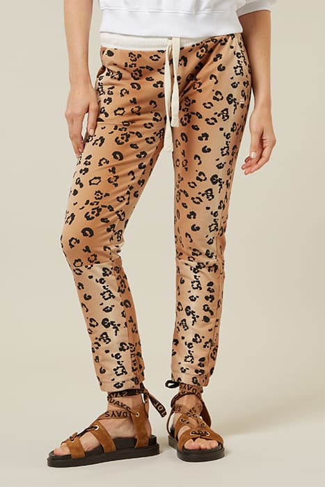 CROPPED JOGGER LEOPARD BISCUIT by 10DAYS