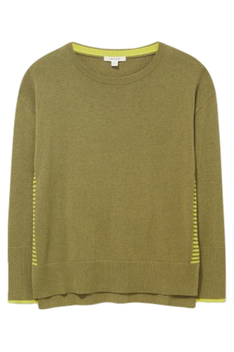 OLIVE JUMPER DEEP GREEN by White Stuff