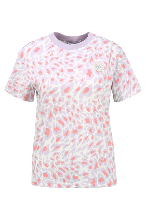 WOMEN SIENNA AOP TEE ORCHID PETAL LEO ALLOVER by FILA