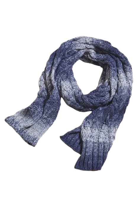 MARLED SCARF BLUE MLT by White Stuff