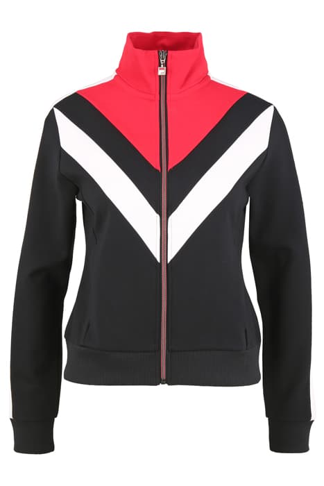 WOMEN TAMAL TRACK JACKET BLACK-TRUE RED-BRIGHT WHITE by FILA