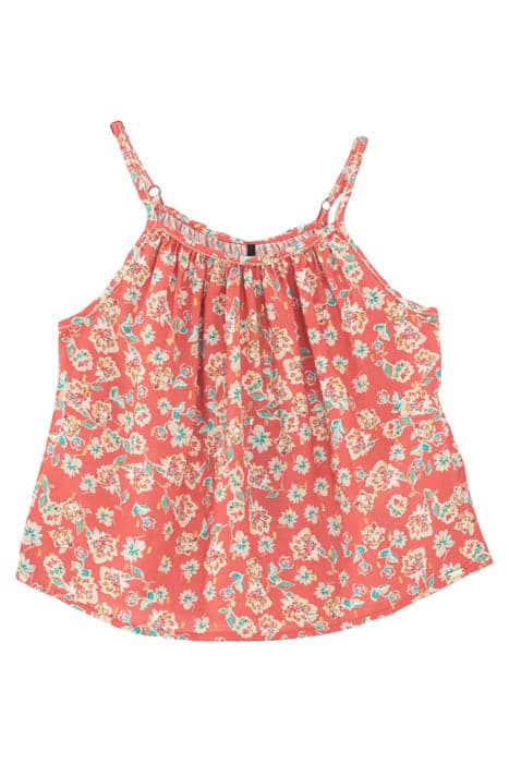 GIRLS’ CORAL STRAPPY TOP WITH FLOWER PRINT by IKKS