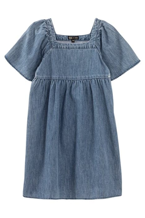 GIRLS' STONE BLUE ORGANIC TENCEL® DENIM DRESS by IKKS