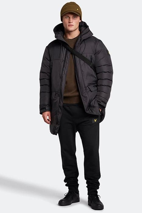 LONG LINE INTERNAL PADDED JACKET Z865 JET BLACK by Lyle & Scott