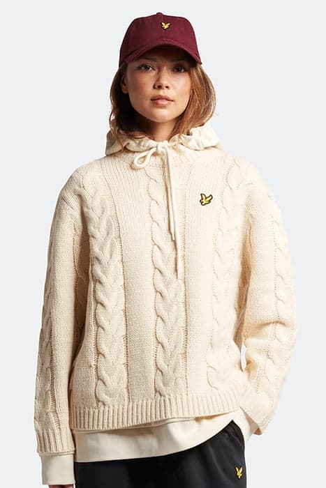 CHUNKY CABLE JUMPER W801 PILLOW WHITE by Lyle & Scott