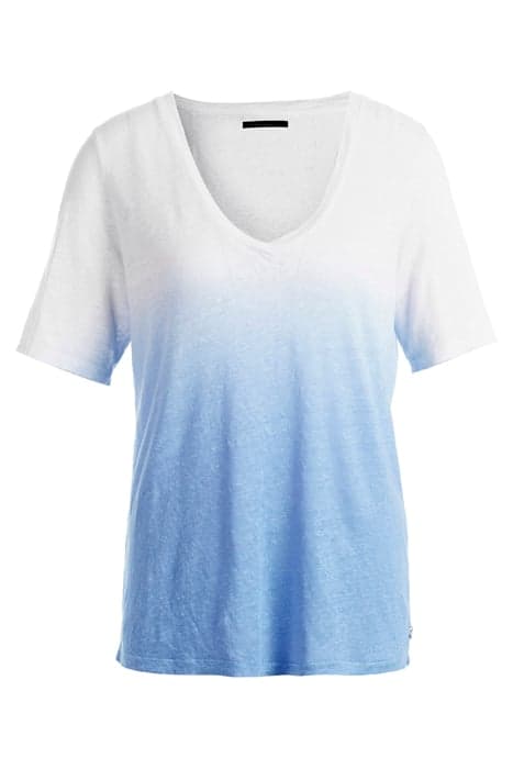 DIPDYE V-NECK TEE SS BLUE by River Woods