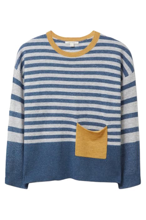 COSY JUMPER BLUE MLT by White Stuff