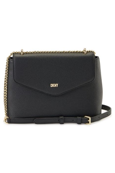 FRANKIE SHOULDER BAG BLK/GOLD by DKNY