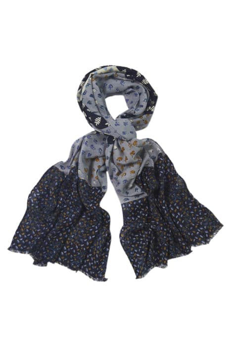 CONNIE COTTON WOOL SCARF NAVY MULTI by White Stuff