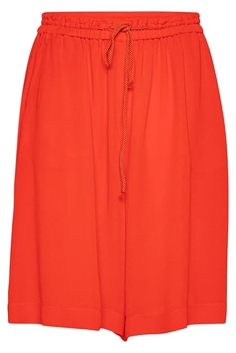 ECO FRIENDLY VISCOSE GEORGETTE TRACK SHORTS ORANGE by forte_forte