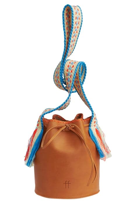 WASHED LEATHER BUCKET BAG MIELE by forte_forte