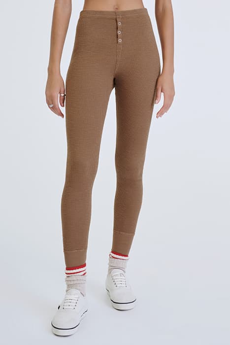 THERMAL LEGGING TAN BROWN by RE/DONE