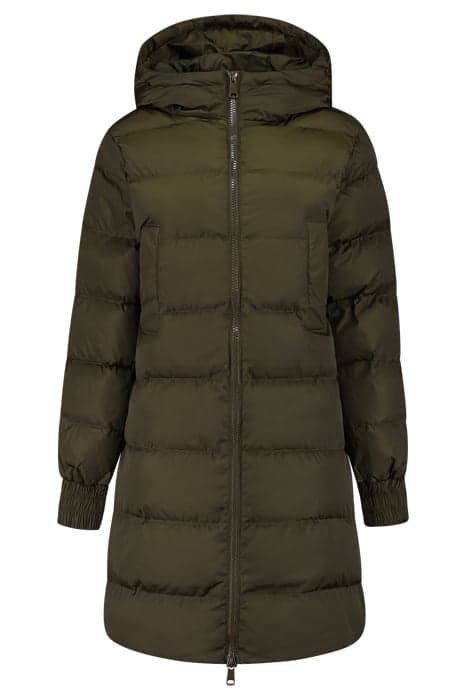 ALLI PUFFER COAT ARMY by Fifth House