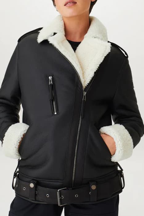 FERA JACKET BLACK/NATURAL by Belstaff