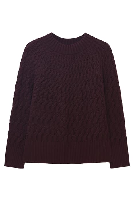 OAK CABLE JUMPER DK PLUM by White Stuff