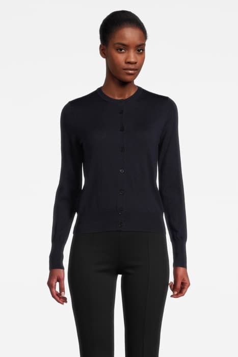 MERINO SHORT CARDIGAN NAVY by Filippa K