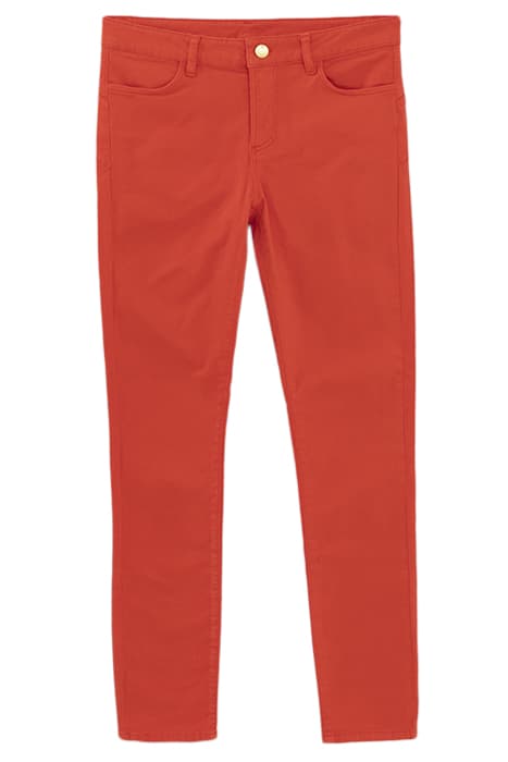 SPICY ORANGE SLIM-FIT TROUSERS 7/8TH by ICODE