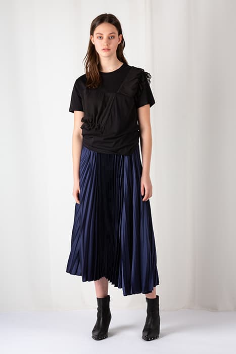 FRINGE SKIRT DARK NAVY by Frenken